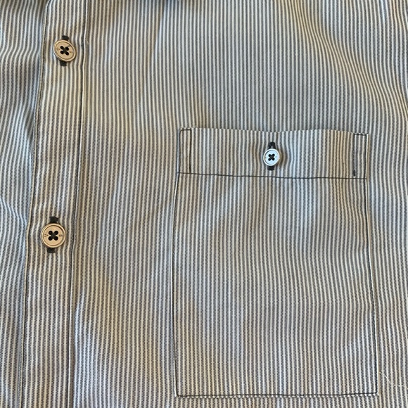 Modern Amusement Striped Button Up Shirt - Picture 5 of 7